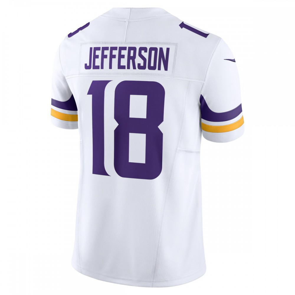 Justin Jefferson Minnesota Vikings Nike Vapor F.U.S.E. Limited Jersey - White-GridironStore